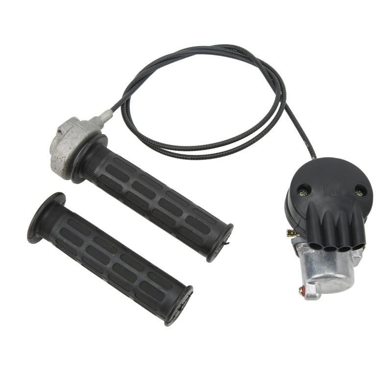 Carburetor Throttle Handle Bar Anti-Slip Grip Cable for 49cc 60cc 66cc 80cc 2-Stroke Engine Motorized Bicycle - Direct Fit Throttle Control Handlebar for Rainy Days - Image 5