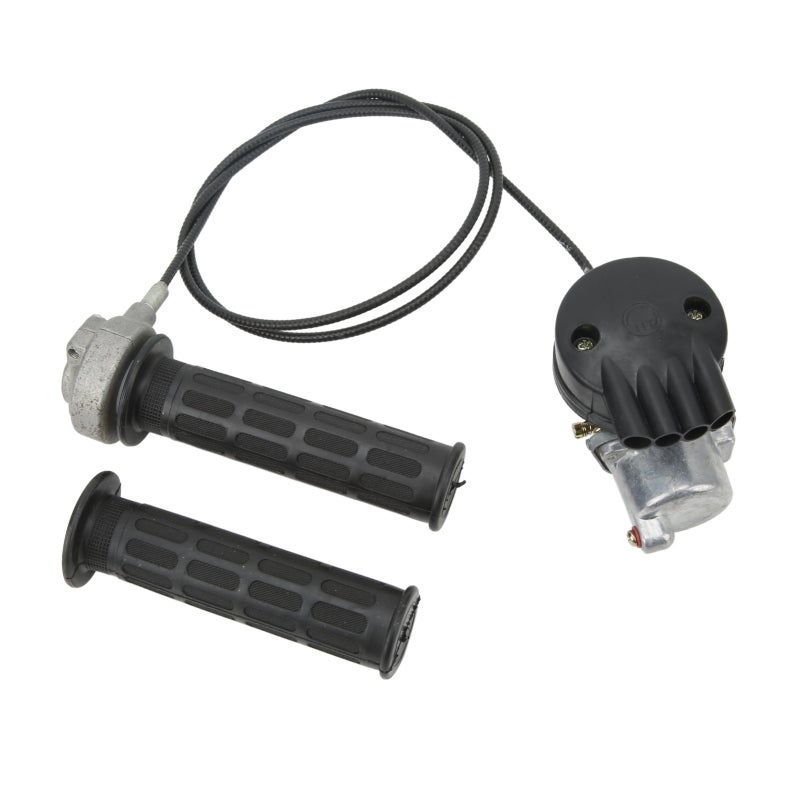 Carburetor Throttle Handle Bar Anti-Slip Grip Cable for 49cc 60cc 66cc 80cc 2-Stroke Engine Motorized Bicycle - Direct Fit Throttle Control Handlebar for Rainy Days - Image 3