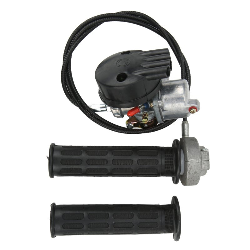 Carburetor Throttle Handle Bar Anti-Slip Grip Cable for 49cc 60cc 66cc 80cc 2-Stroke Engine Motorized Bicycle - Direct Fit Throttle Control Handlebar for Rainy Days - Image 2