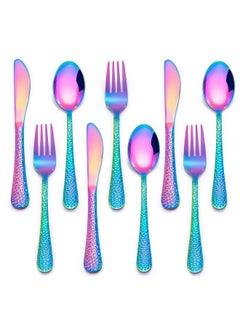 9Piece Toddler Kids Silverware Set Haware Stainless Steel Hammered Flatware Preschooler Eating Utensils Includes 3 Spoons 3 Forks 3 Knives Metal Children Cutlery For Home School Mirror Finished - pzsku/ZCFD11625CE2E32793EF0Z/45/_/1698514249/002c5dc3-3aab-4d92-b03a-e050a5e6c83d