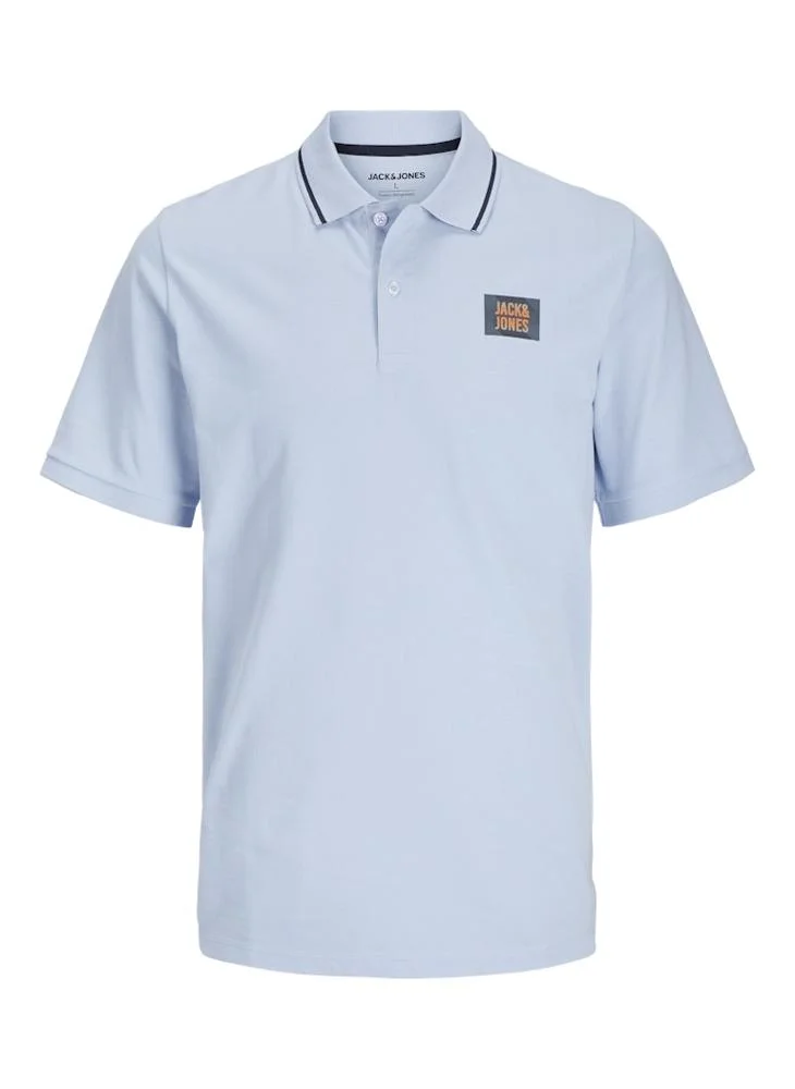 جاك اند جونز Jjhudson Chest Print Polo