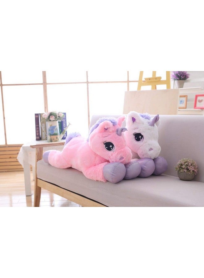 CLICK4DEAL Soft Toys Unicorn Plush Toys Giant Size Unicorn Stuffed Animal Horse Toy Soft Unicornio Peluche Doll Gift Children White (75cm) - Image 5
