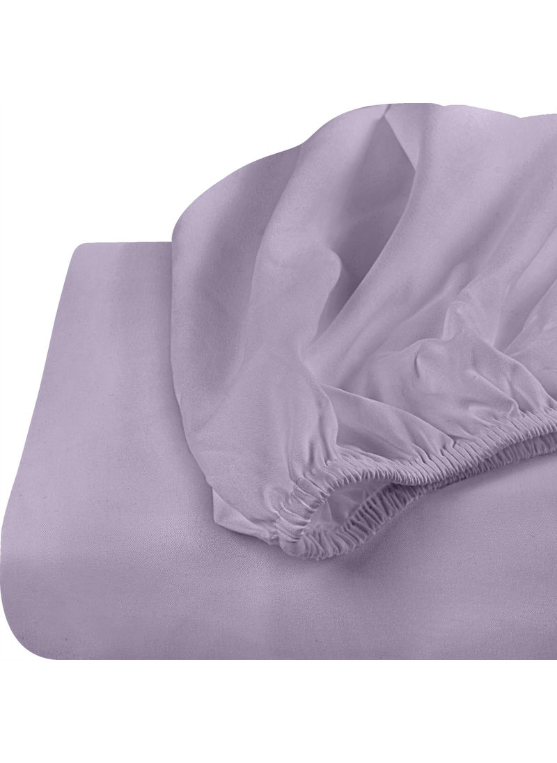 Utopia Bedding Utopia Bedding Queen Fitted Sheet - Bottom Sheet - Deep Pocket - Soft Microfiber - Shrinkage and Fade Resistant - Easy Care -1 Fitted Sheet Only (Lavender)  - Image 4