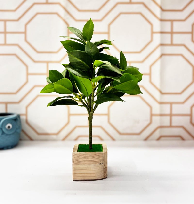 Dekorly Artificial Silk Palm Monstera Leaves Plant for Decorations Beach Wedding Table Decoration | Desk Home Office Indoor Outdoor Decor (Design-F, Green) - Image 2