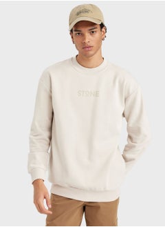 Stone Printed Sweatshirt