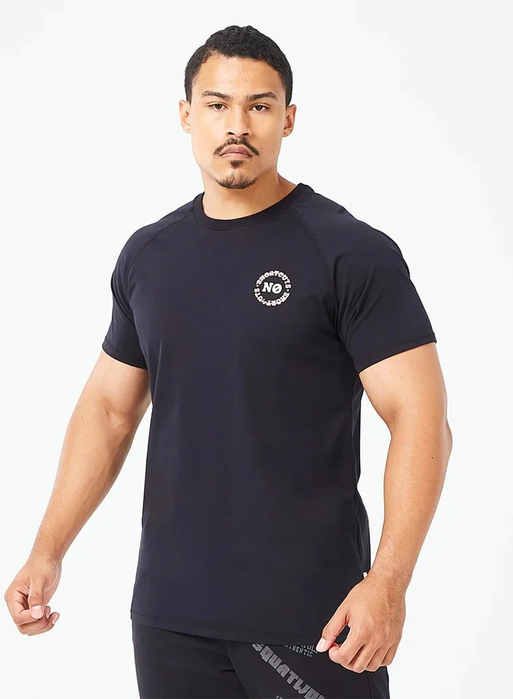 SQUATWOLF Golden Era Graphic Raglan Athletic T-Shirt