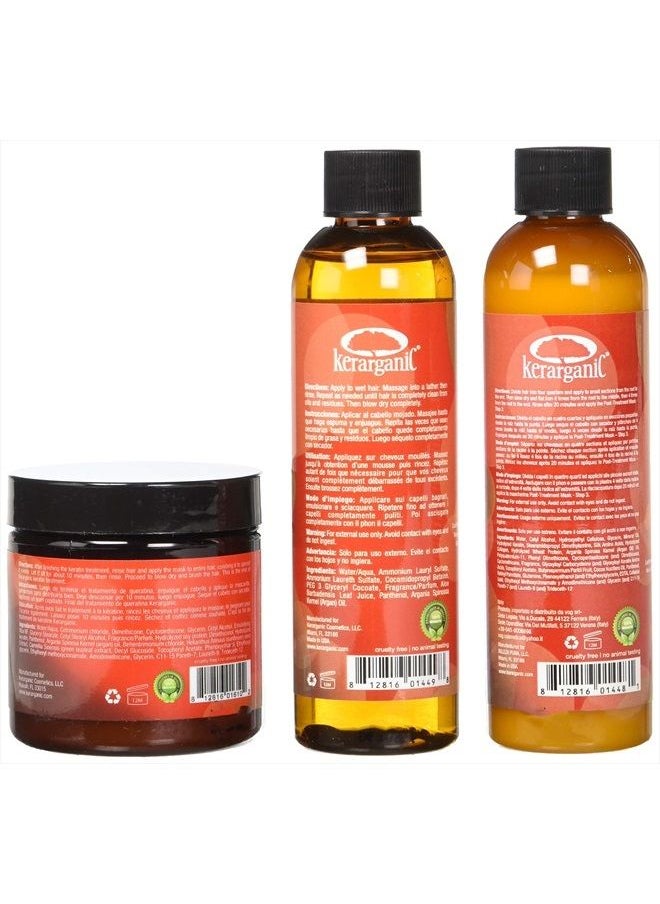 kerarganic - KERATIN TREATMENT SET - ORGANIC - FORMALDEHYDE FREE - 4oz Kit - Image 1