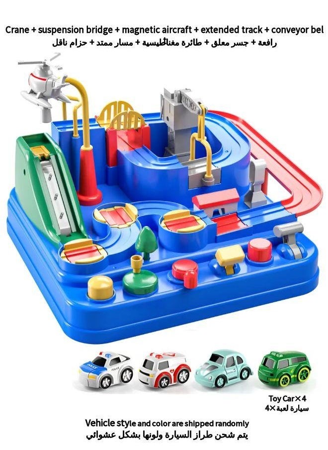 Vixplorn - Boys Children's Race Track Toys, Car Toys Suitable For Boys And Girls Aged 3+, Toddler Car Adventure Toys, Children's Educational Games, sSuitable As Gifts For Birthdays, Eid al-Fitr, Christmas, Ramadan And Other Festivals - Image 1