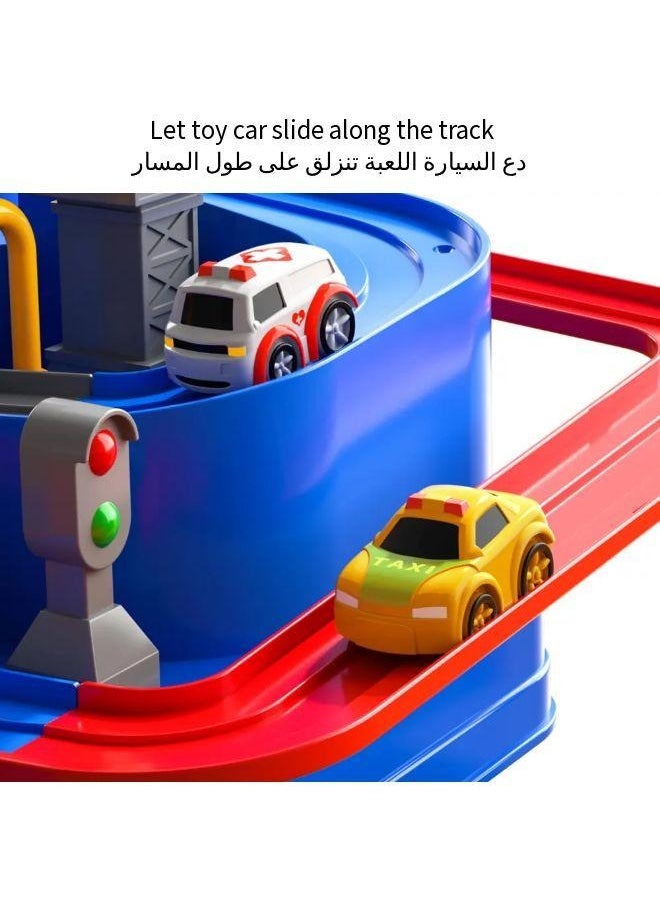 Vixplorn - Boys Children's Race Track Toys, Car Toys Suitable For Boys And Girls Aged 3+, Toddler Car Adventure Toys, Children's Educational Games, sSuitable As Gifts For Birthdays, Eid al-Fitr, Christmas, Ramadan And Other Festivals - Image 1