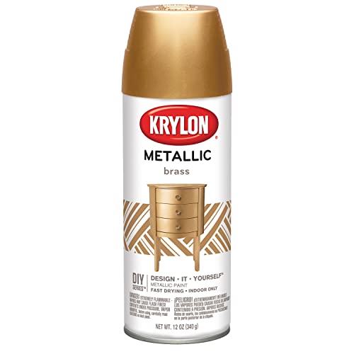 KRYLON General Purpose Spray Paint Metallic Brass - Image 1