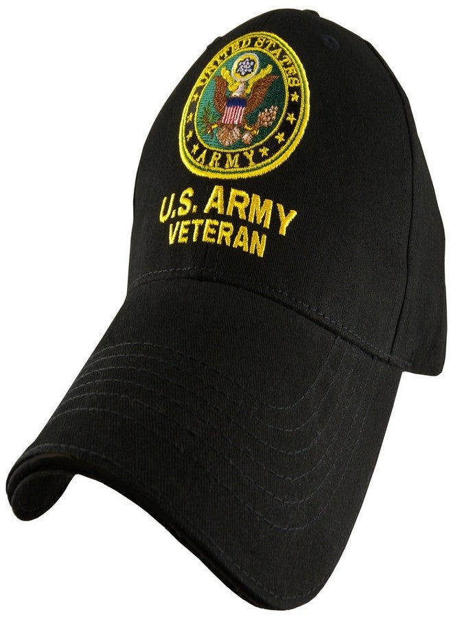 EAGLE CREST U.S. Army Veteran Cap Black
