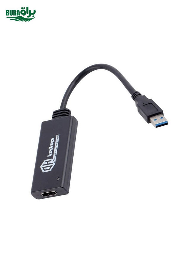 BURAQ USB 3.0 to HDMI HD Converter Cable Adapter with Audio, Cable Length: 20cm  - Image 2