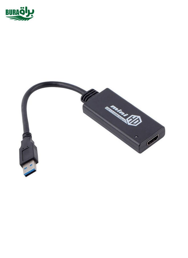 BURAQ USB 3.0 to HDMI HD Converter Cable Adapter with Audio, Cable Length: 20cm  - Image 3
