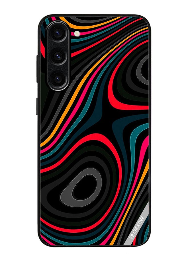 VR CREATIVE Protective Case Cover For Samsung Galaxy S23 Plus Abstract Design Multicolour - Image 1