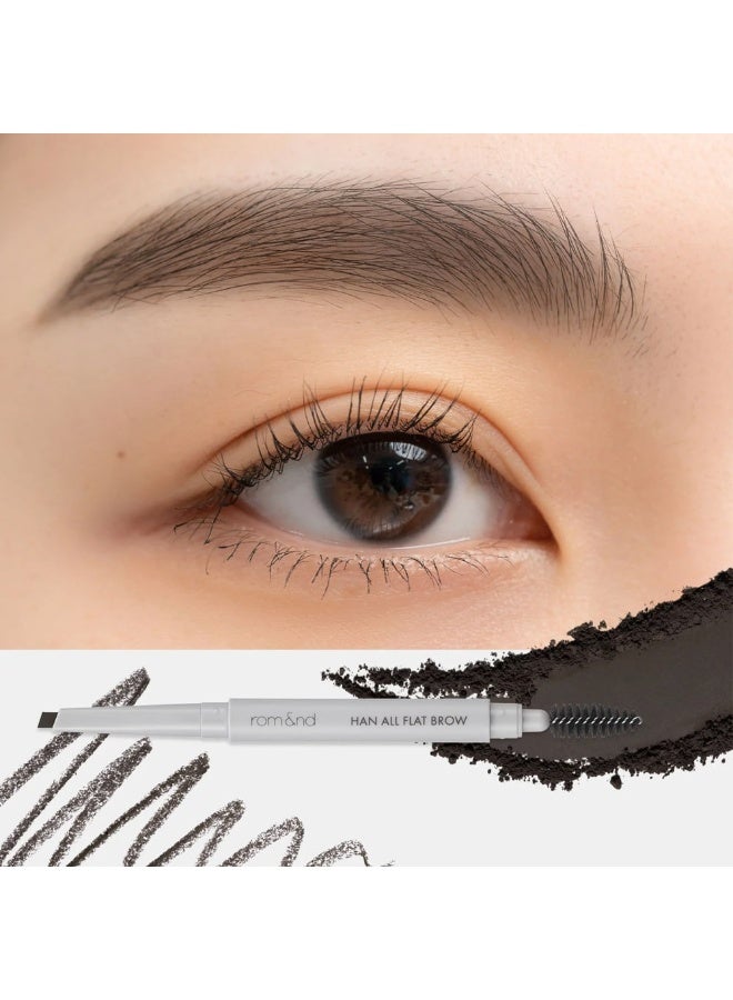 rom&nd han all flat brow c1 classic gray - Image 4