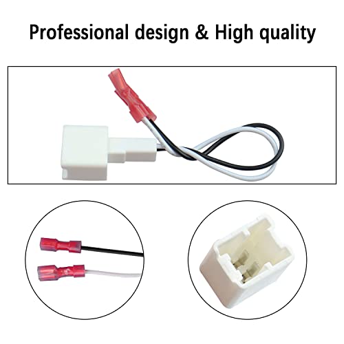 VKVXCLON 4Pcs Speaker Wire Harness Replacement for 2004-2021 Nissan Altima Titan Frontier Versa Xterra Pathfinder Speaker Connector, 2006-2018 Infiniti M35 Q40 G25 QX70 Car Door Speaker Adapter Plug White - Image 3
