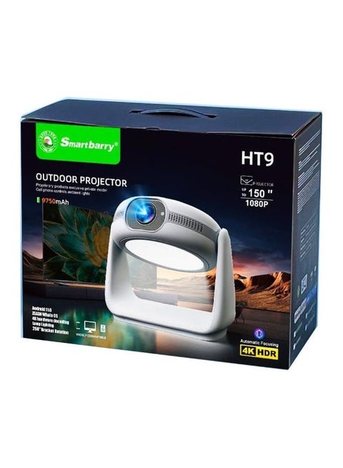 Smartbarry HT9 Portable Outdoor 4K LCD Projector