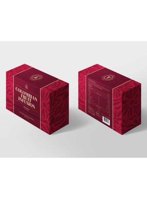 - Raw Natural Organic Tea - Colombian Fruit Infusion - Red Fruits (Guava, Strawberry, Apple, Hibiscus, Blackberry)