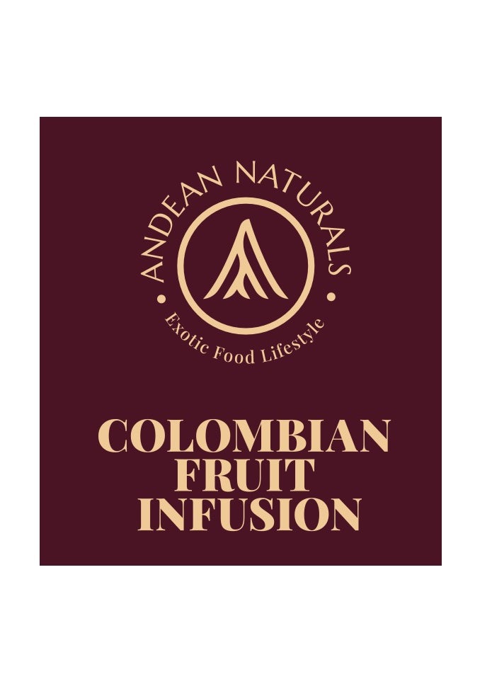 - Raw Natural Organic Tea - Colombian Fruit Infusion - Red Fruits (Guava, Strawberry, Apple, Hibiscus, Blackberry)