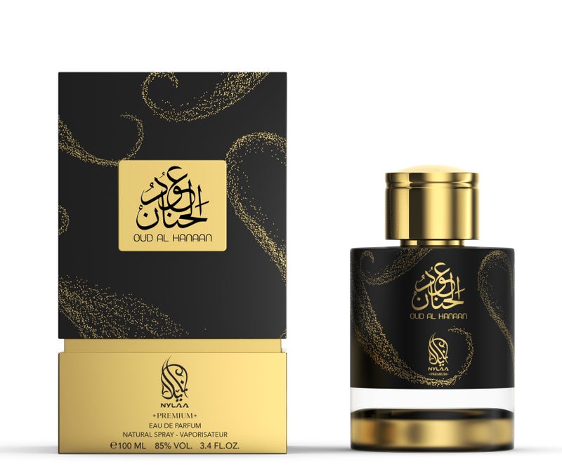 NYLAA Oud Al Hanaan Eau De Parfum(EDP) 100ML | Premium Unisex (Men and Women) Perfume | Long Lasting Oud Fragrance | Daily Use Perfume - Image 1