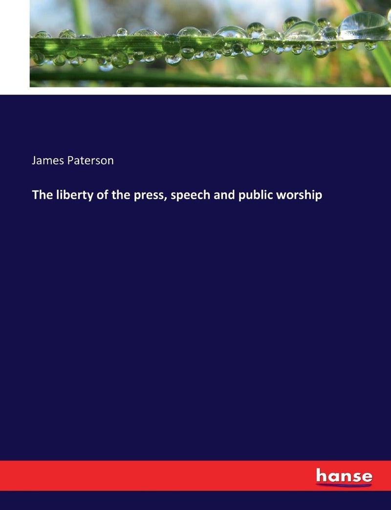The liberty of the press, speech and public worship  - Image 1
