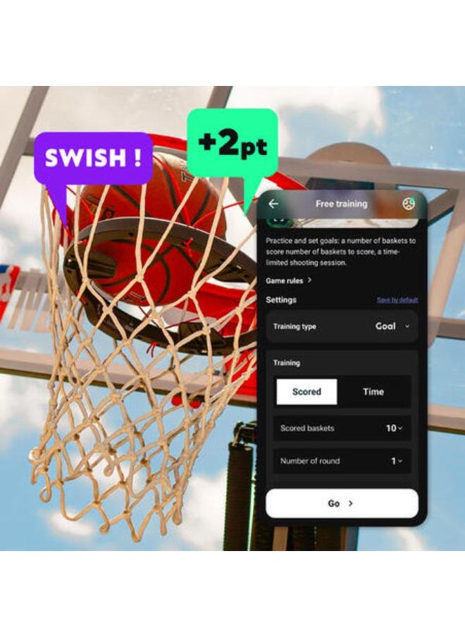 Tarmak Smart Basketball Hoop with Mini-Games Basketball Play  - Image 4