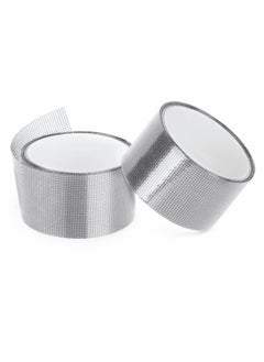 Excefore Window Screen Repair Kit, 2 Pcs Strong Adhesive & Waterproof Fiberglass Covering Mesh Tape  - Image 1