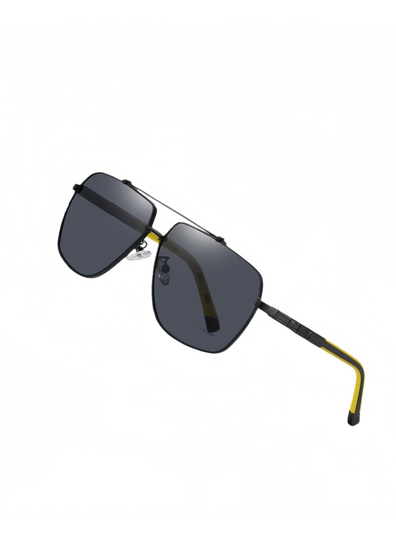 UV400 retro polarized sunglasses, a unisex eyewear store, fashionable men's sunglasses, suitable for desert driving, fishing, beach daily outdoor activities - Image 2