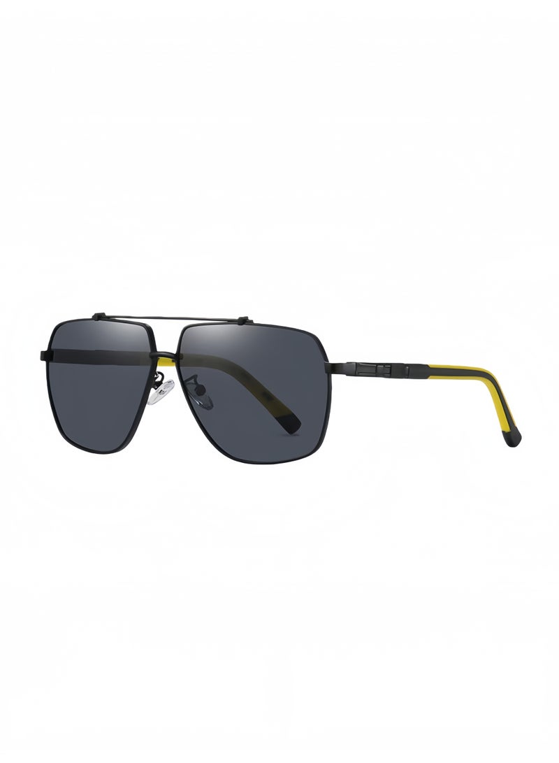 UV400 retro polarized sunglasses, a unisex eyewear store, fashionable men's sunglasses, suitable for desert driving, fishing, beach daily outdoor activities - Image 1