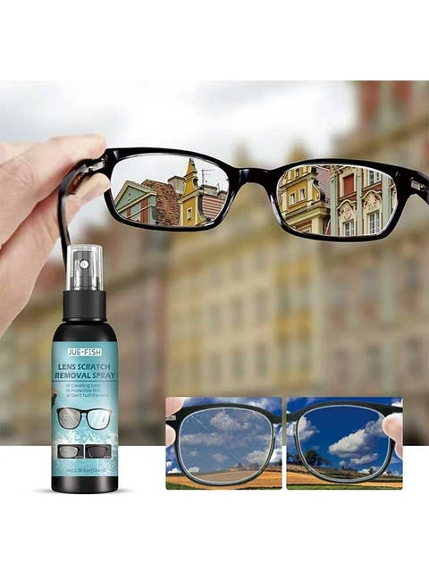 Lens Scratch Removal Spray 100ml, With Repairing Scratches, And The Effect Of Refurbishing Glasses, Suitable For Cleaning And Caring For Glasses, Mobile Phones, And Electronic Screens