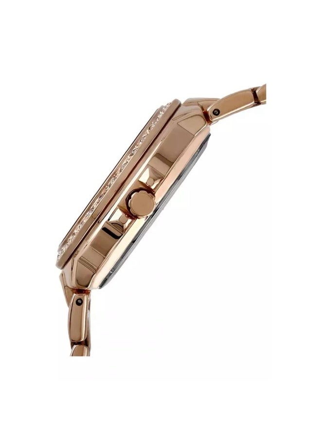 CASIO Women's Quartz Watch, Analog Display and Stainless Steel Strap - SHE-3805PG-9AUDR - Image 2