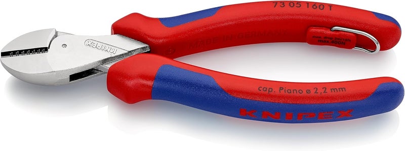 KNIPEX X-Cut Compact Diagonal Cutter (160 mm) 73 05 160 T BK - Image 1