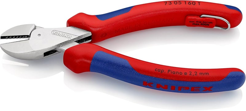 KNIPEX X-Cut Compact Diagonal Cutter (160 mm) 73 05 160 T BK - Image 2