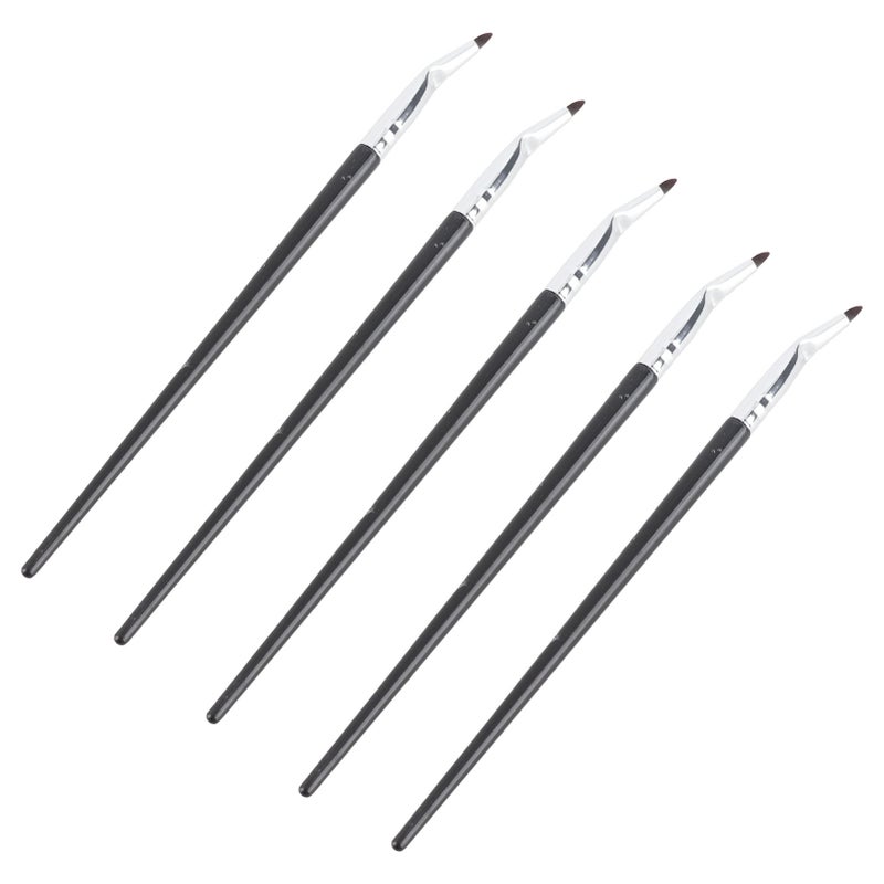 5pcs Bent Eyeliner Brush Multifunctional Makeup Angled Eyeliner Brushes Cosmetic Tool for Concealer - Image 2