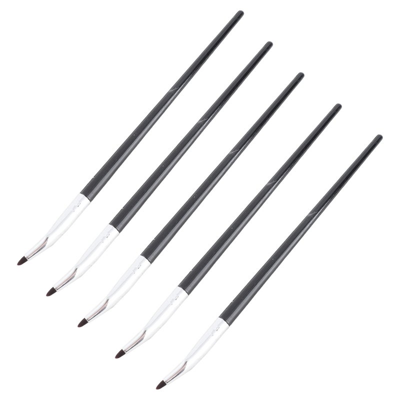 5pcs Bent Eyeliner Brush Multifunctional Makeup Angled Eyeliner Brushes Cosmetic Tool for Concealer - Image 4