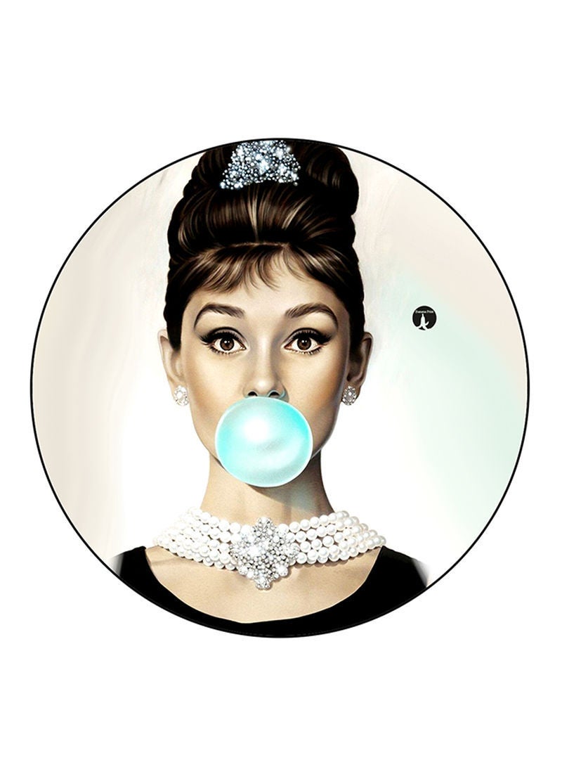 RKN Audrey Hepburn Printed Large Pin Multicolour - Image 2