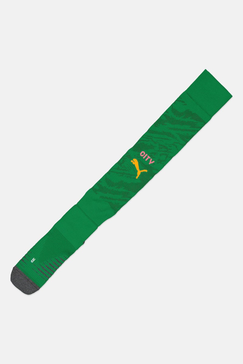 PUMA Men Manchester City Football Sock, Green - Image 4