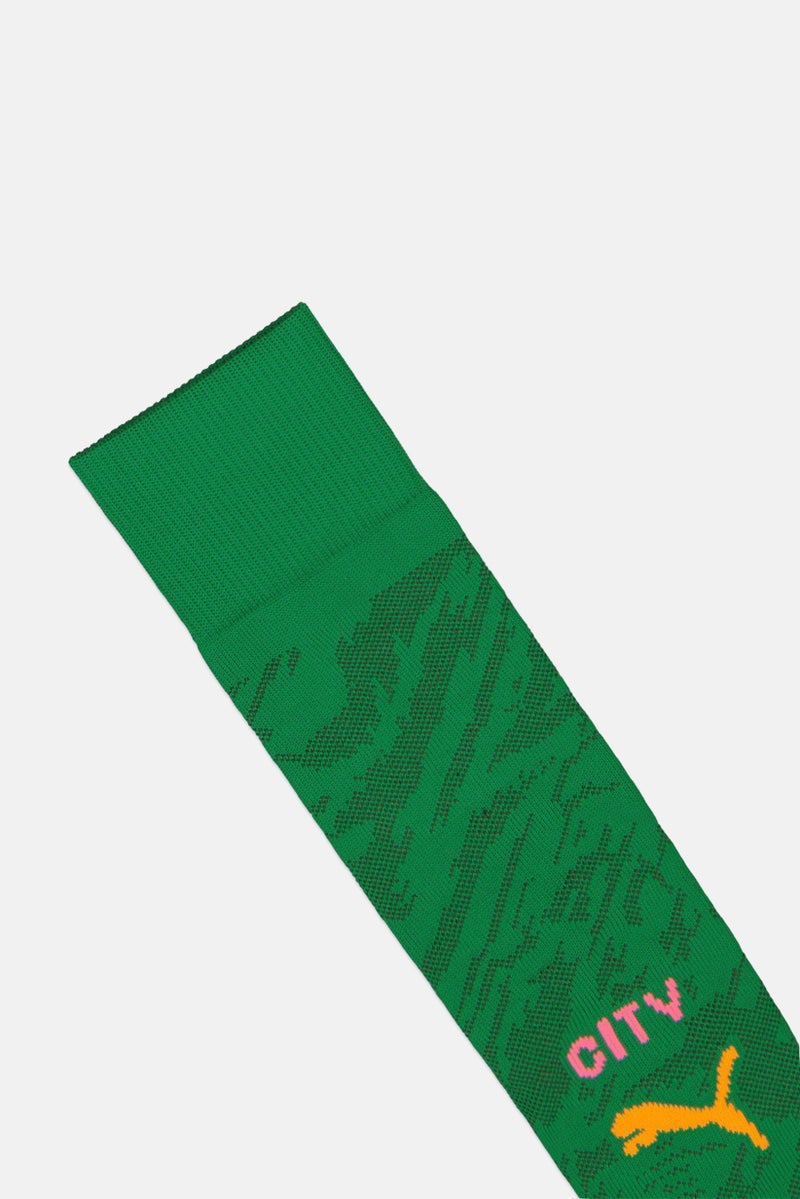 PUMA Men Manchester City Football Sock, Green - Image 3