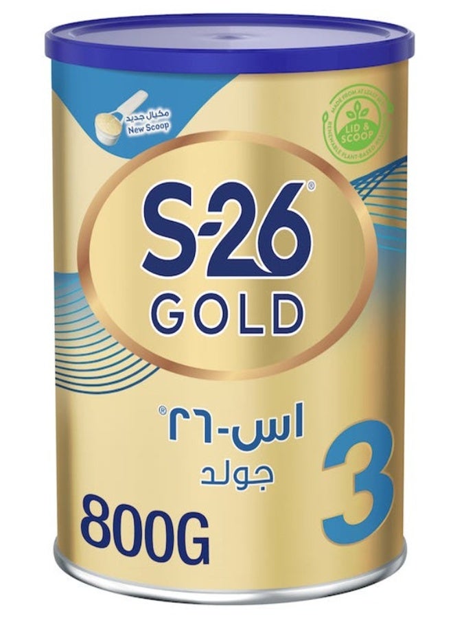 S.26 إس - 26 حليب اطفال جولد المرحلة (3) 800 جم - Image 1