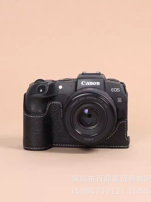 Canon R8 RP Camera Half-Case Cover Black 
