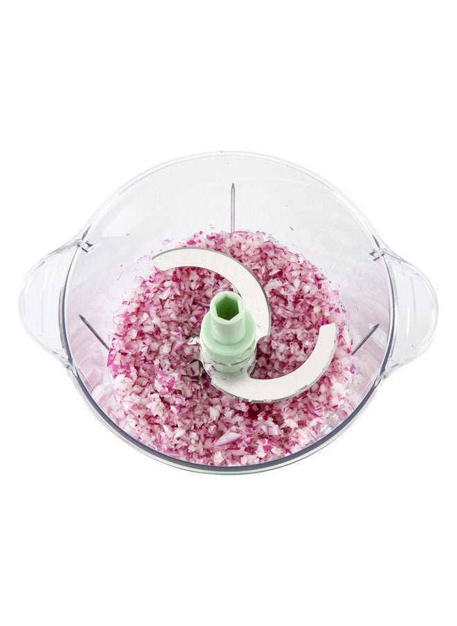 AL SANIDI - Vegetables and fruit slicer, Manual Vegetables slicer, Green, Size 19*30.5 Cm capacity 2 L - Image 1