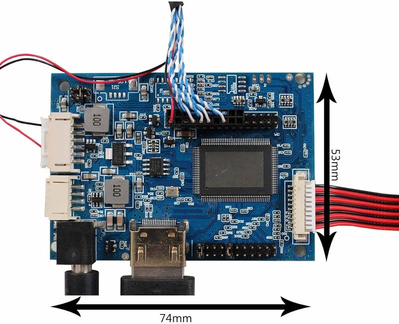 VSDISPLAY 7" 7 inch 800×600 4:3 CLAA070MA0ACW LCD Screen TFT Monitor and LCD Controller Board 60 pin - Image 4