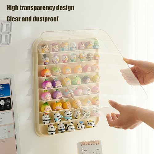 WMM Clear Display Case for Minifigure Figures, Wall-Mounted Figures Display Box, Multi Story Minifigure Display Cabinet Suitable for Collectibles Action Figures Under 1.57 Inches - Image 5