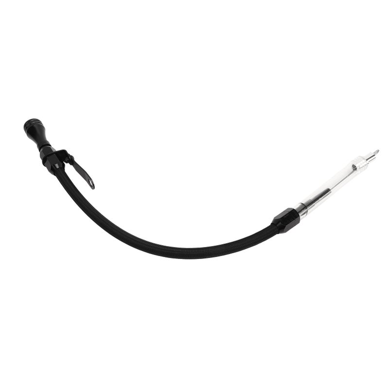 Engine Flexible Oil Dipstick Stainless Steel Fluid Oil Level Dipstick Tool for LSX LS1 LS2 LS2 LS6 4.8L 5.7L 6.0L 6.2L Black - Image 4