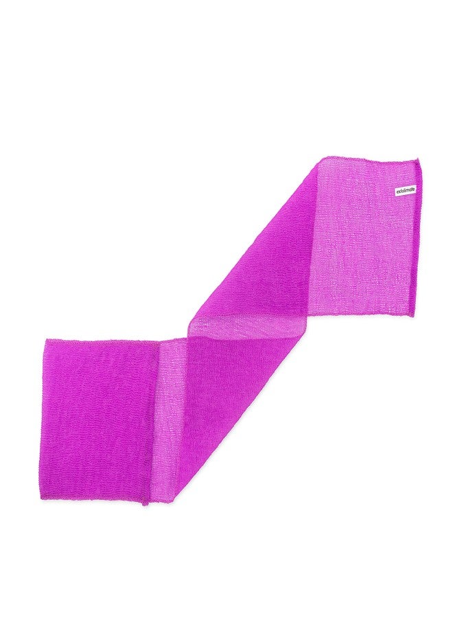 green heart labs ExfoliMATE | Magic Exfoliating Shower Cloth Gently Removes Dead Skin for a Youthful Clear Complexion (Purple - Pocket 2.0) - Image 3