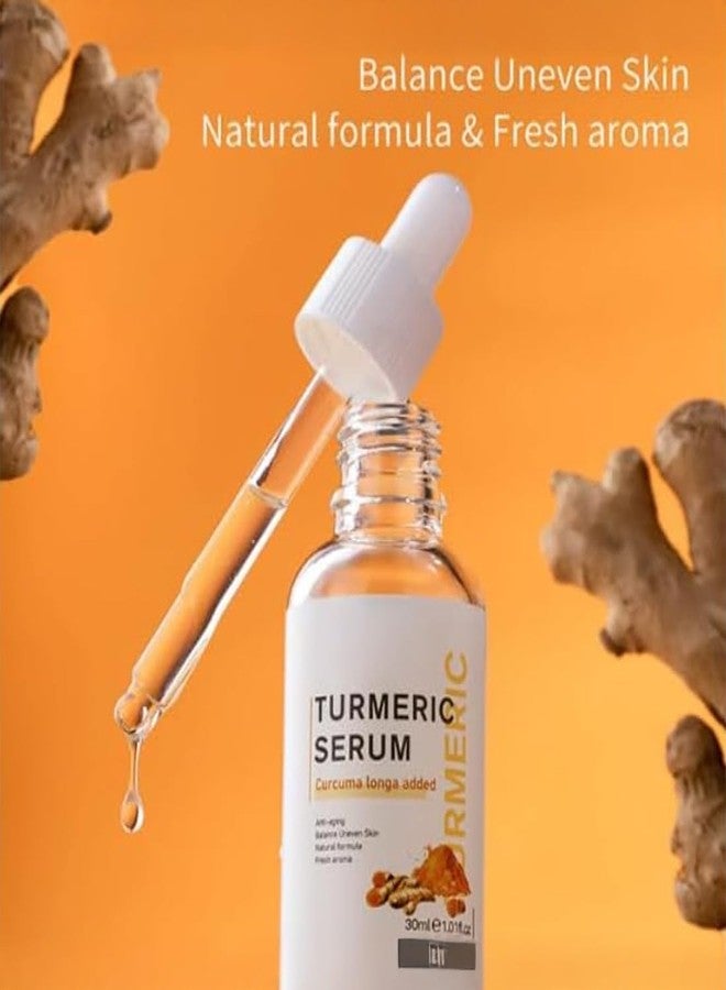 ZeroLuxury® Radiant Glow Turmeric Face and Body Serum - Natural Radiance, Skin Brightening, Healthy and Supple Skin for All Skin Types 30ml - Image 2