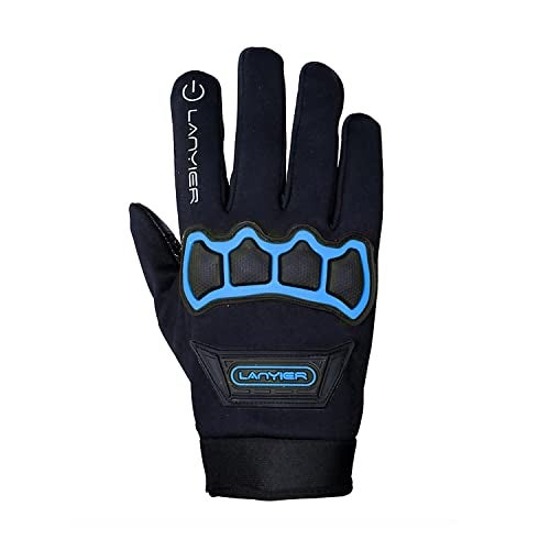 ZaySoo Gloves Protective Full Finger Hand Riding, Cycling, Bike Motorcycle Gym Gloves for Men - Blue - Image 1