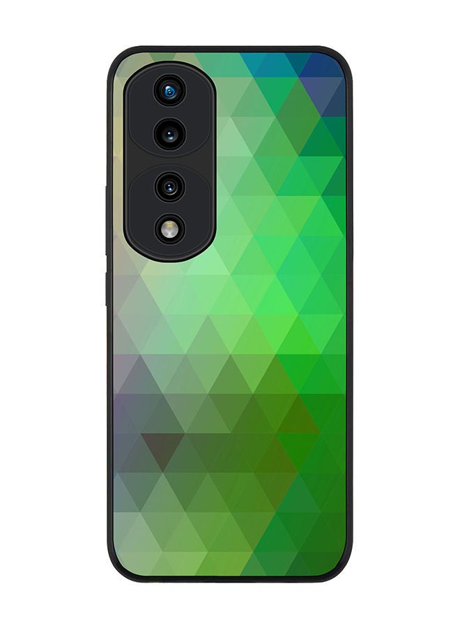 Stylizedd Rugged Black edge case for Honor 70 Pro Slim fit Soft Case Flexible Rubber Edges Anti Drop TPU Gel Thin Cover - Orchid Prism - Image 1