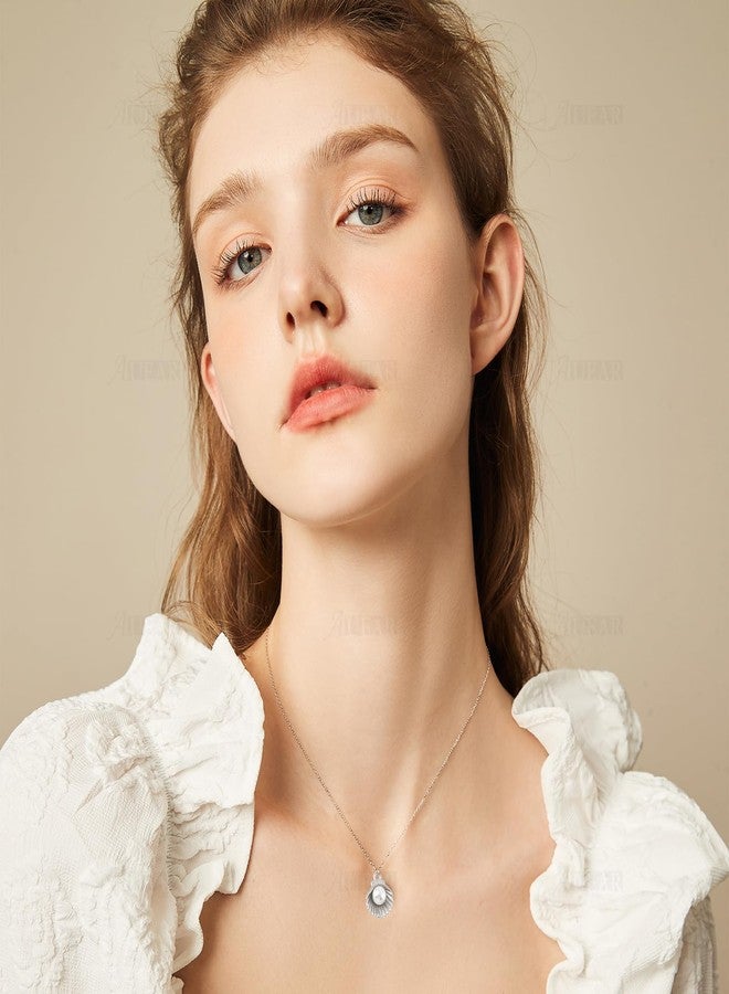 أوير مجموعة AUEAR، 50 قطعة من دلايات صدفية مطلية بالمينا بألوان متنوعة مع خرز لؤلؤ أبيض أكريليك، لوازم صنع المجوهرات والقلائد والأساور والإكسسوارات الحرفية - Image 4