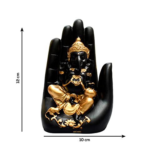 Archies Buddha Statues for Living Room Resin Buddha Statue Miniature Showpiece Gifts for Diwali Decorations Items for Home Decor ?Ideal for? Wall Shelf Decoration -16 - Image 4